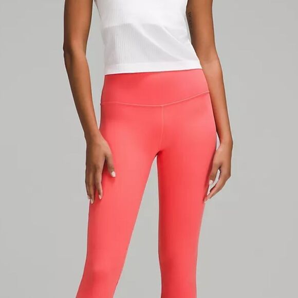 NWT Lululemon Align HR Pant 25" with Pockets in Pale Raspberry - Picture 11 of 12